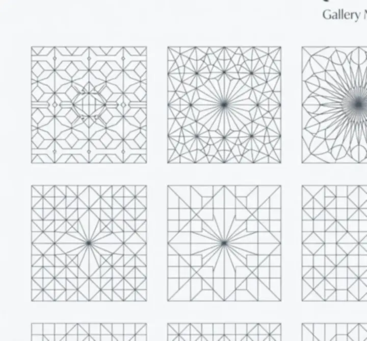 Montage de captures d'écran de différents niveaux de Quadline