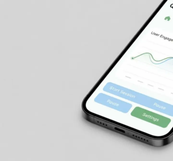 Interface utilisateur minimaliste de Quadline